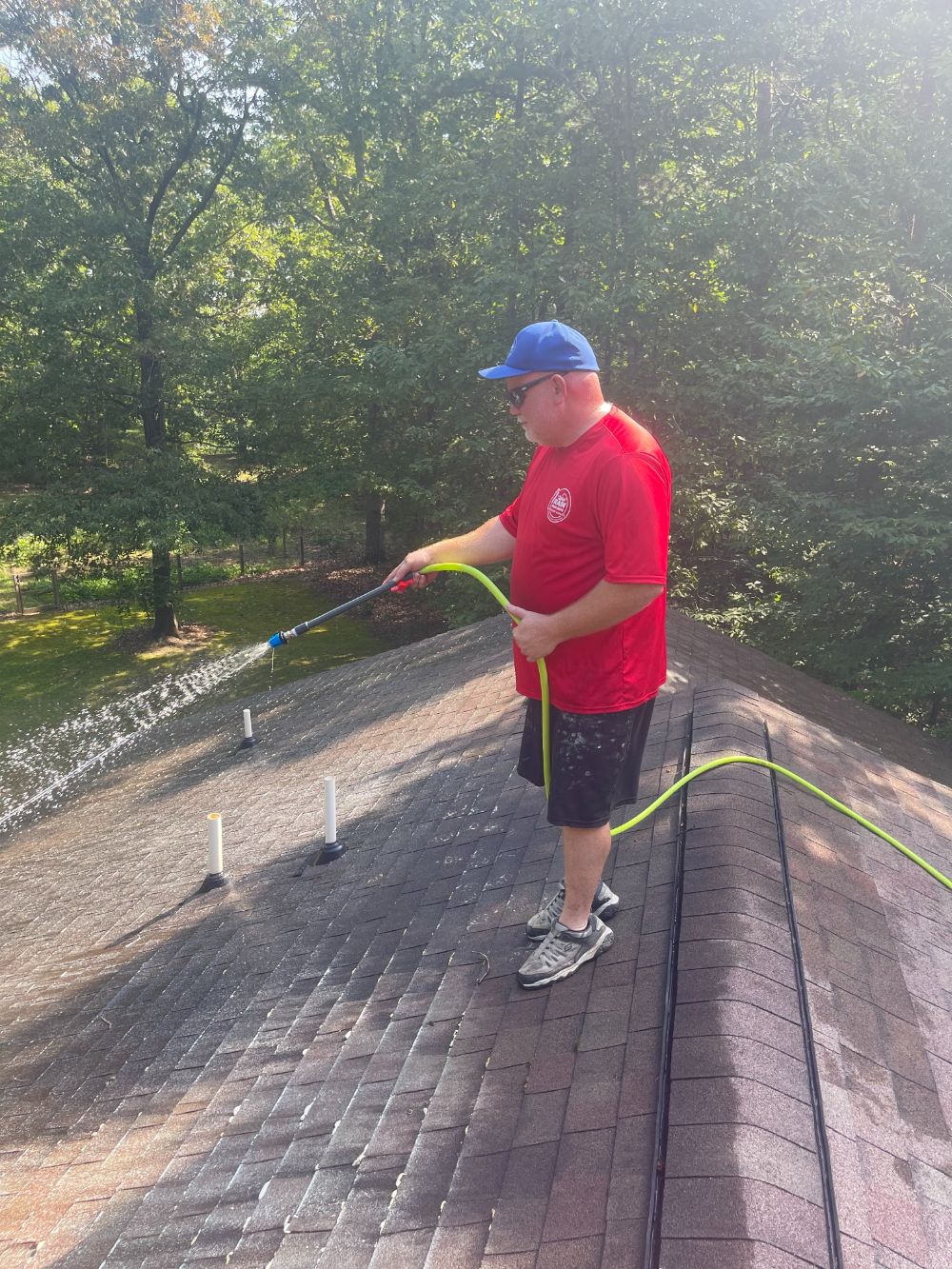 Cleaning a Roof in Ashland, VA Image