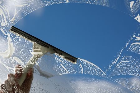 Exterior window cleaning